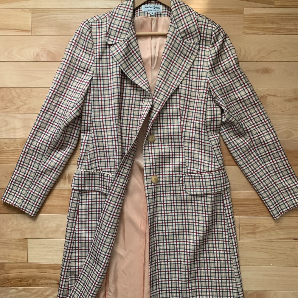 Vintage 90's Jonathan Michael Top Coat/Trench Coat